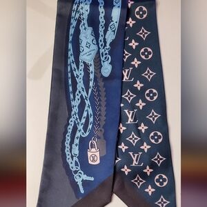 Hair Tie,Twilly, Scarf-100% SilkFashion